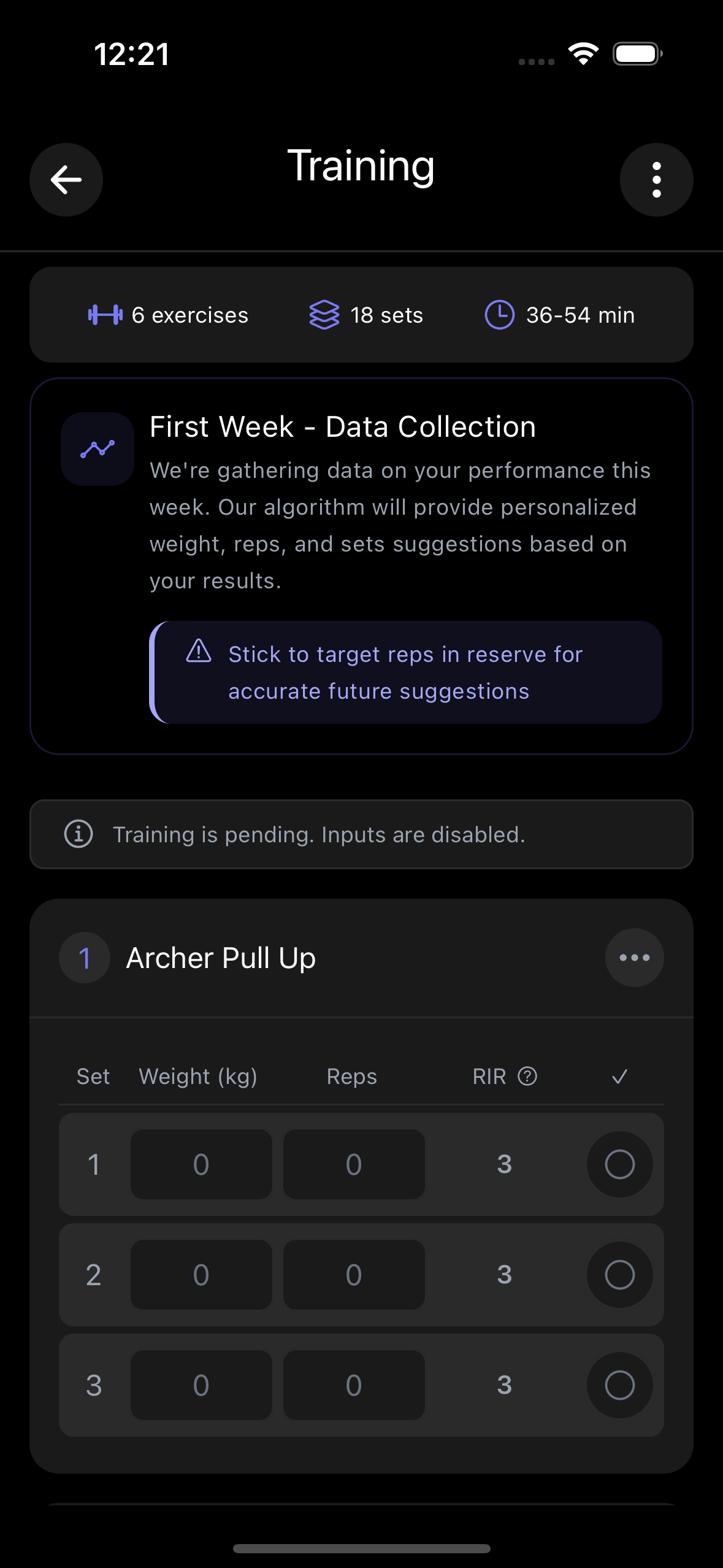 Progress tracking and optimization dashboard
